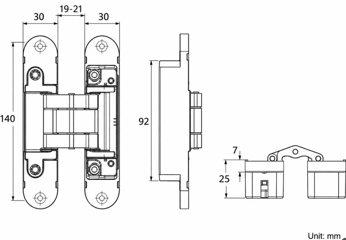 Invisible Hinge